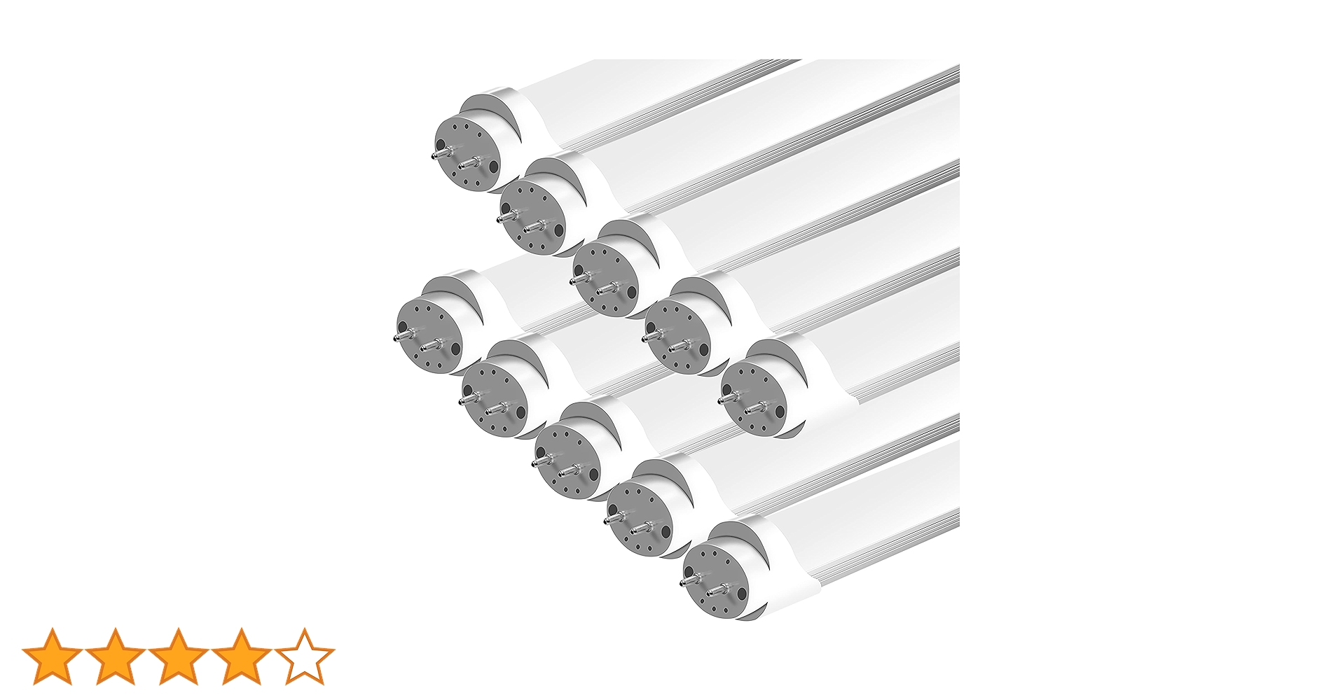 Amazon | LED蛍光灯 40W形 T8直管 18W消費電力 120cm G13口金 昼光色